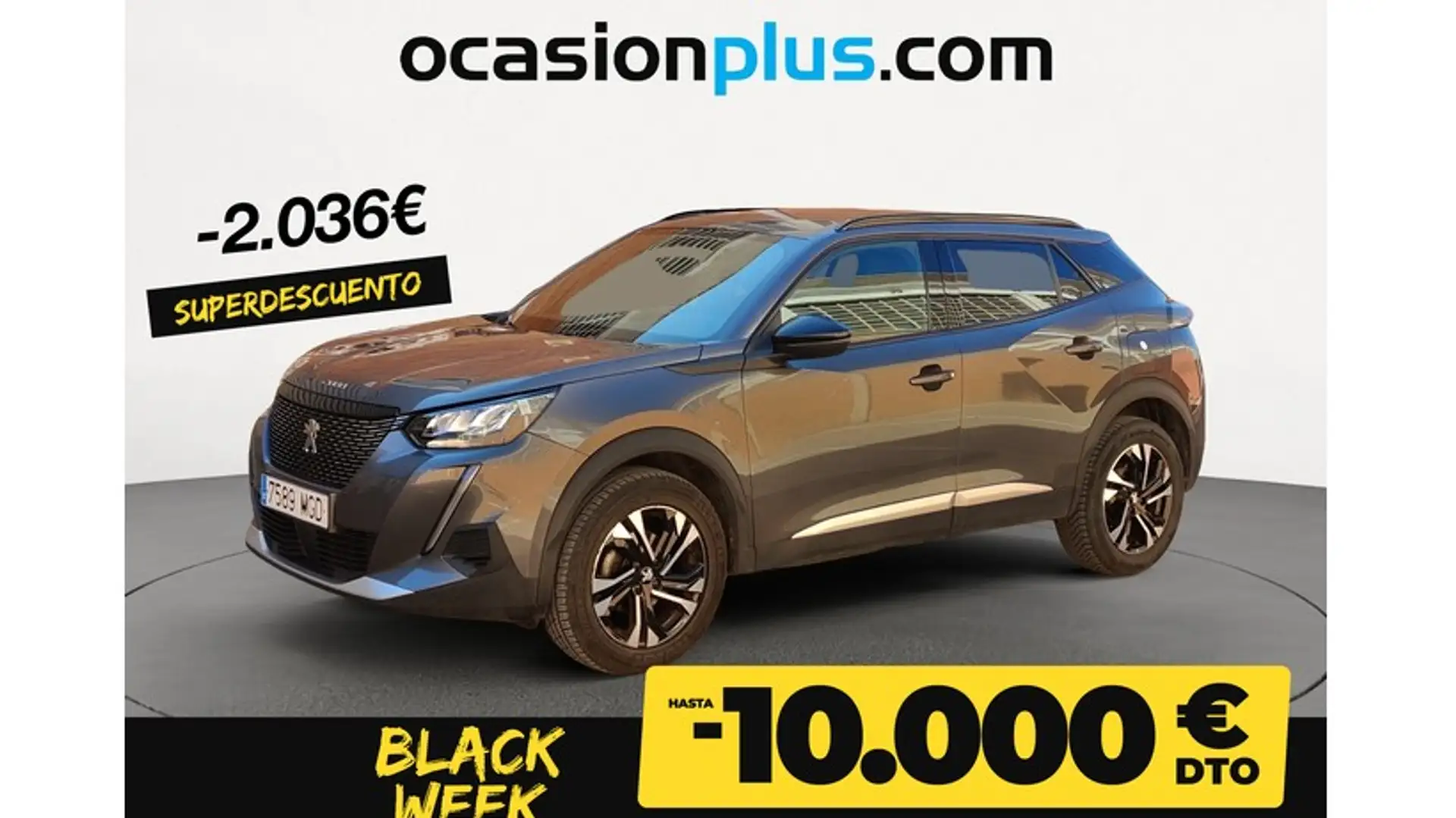 Peugeot 2008 1.2 PureTech S&S Allure Pack 130 Gris - 1