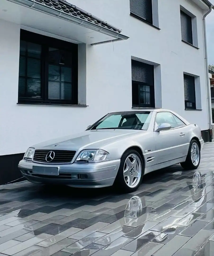 Mercedes-Benz SL 320 Final Edition nur 33900kilometer Classic Data 1- Silber - 2