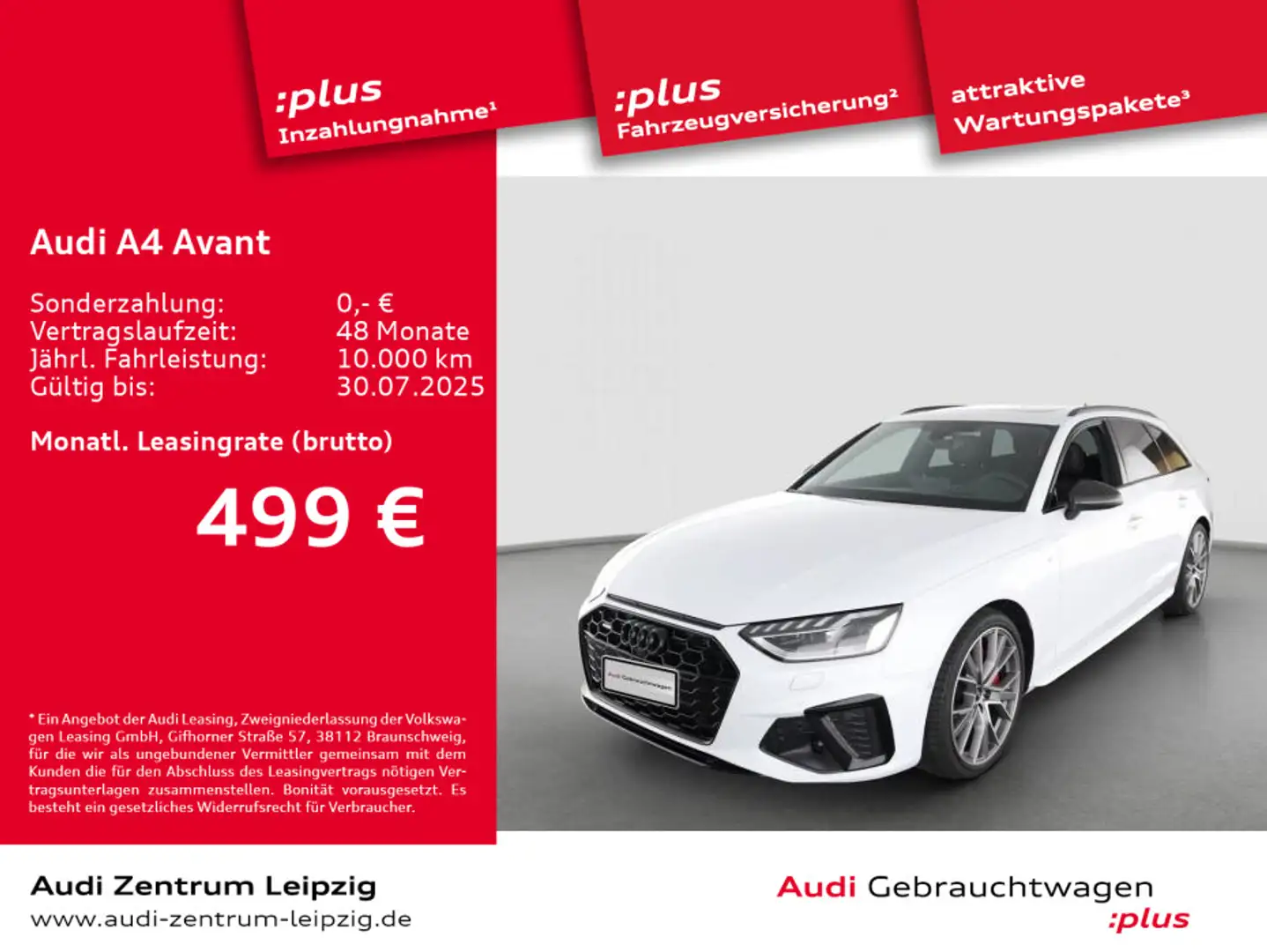 Audi A4 Avant 40 TFSI q. S line *Matrix*AHK*Pano*HuD* Weiß - 1