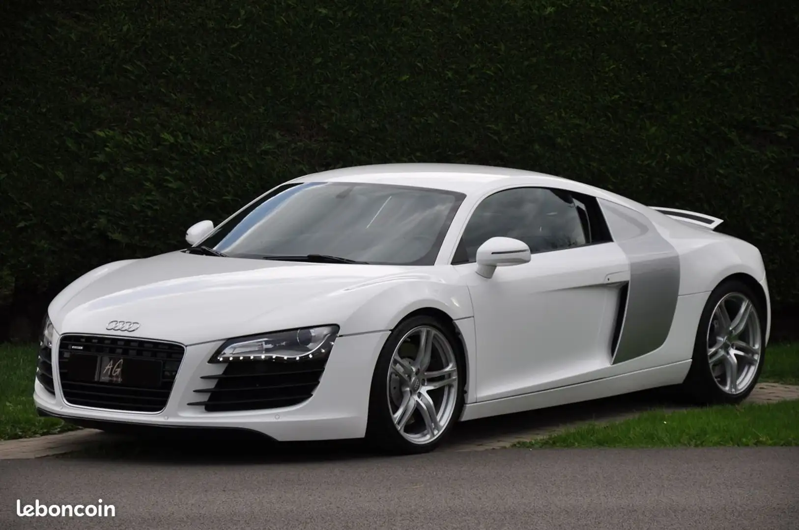 Audi R8 COUPE 4.2 V8 fsi 420 QUATTRO R TRONIC 04-2008 32000kms Blanc - 1