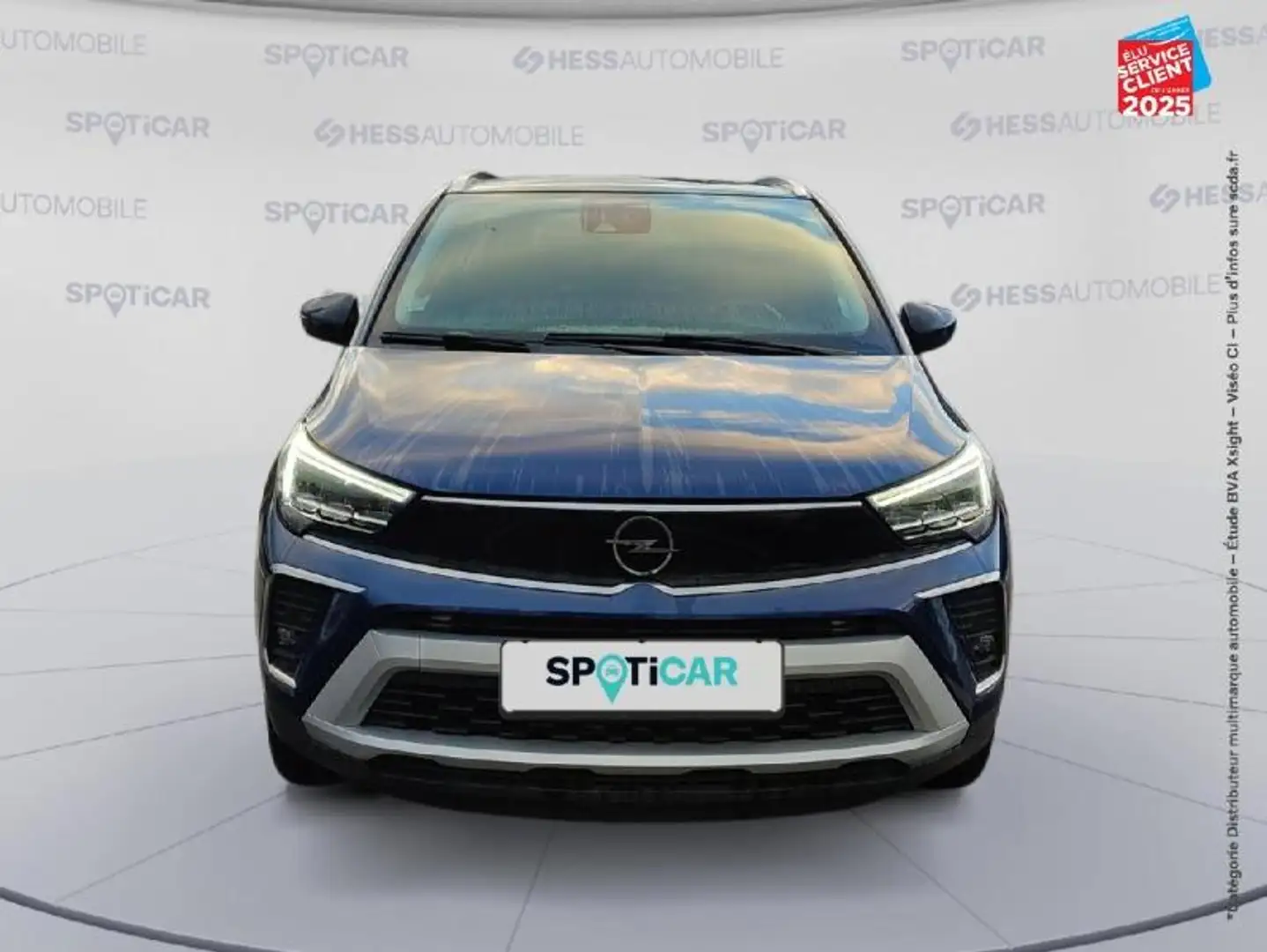 Opel Crossland 1.2 Turbo 130ch Elegance BVA Sieges chauf GPS Camera Carplay Bleu - 2