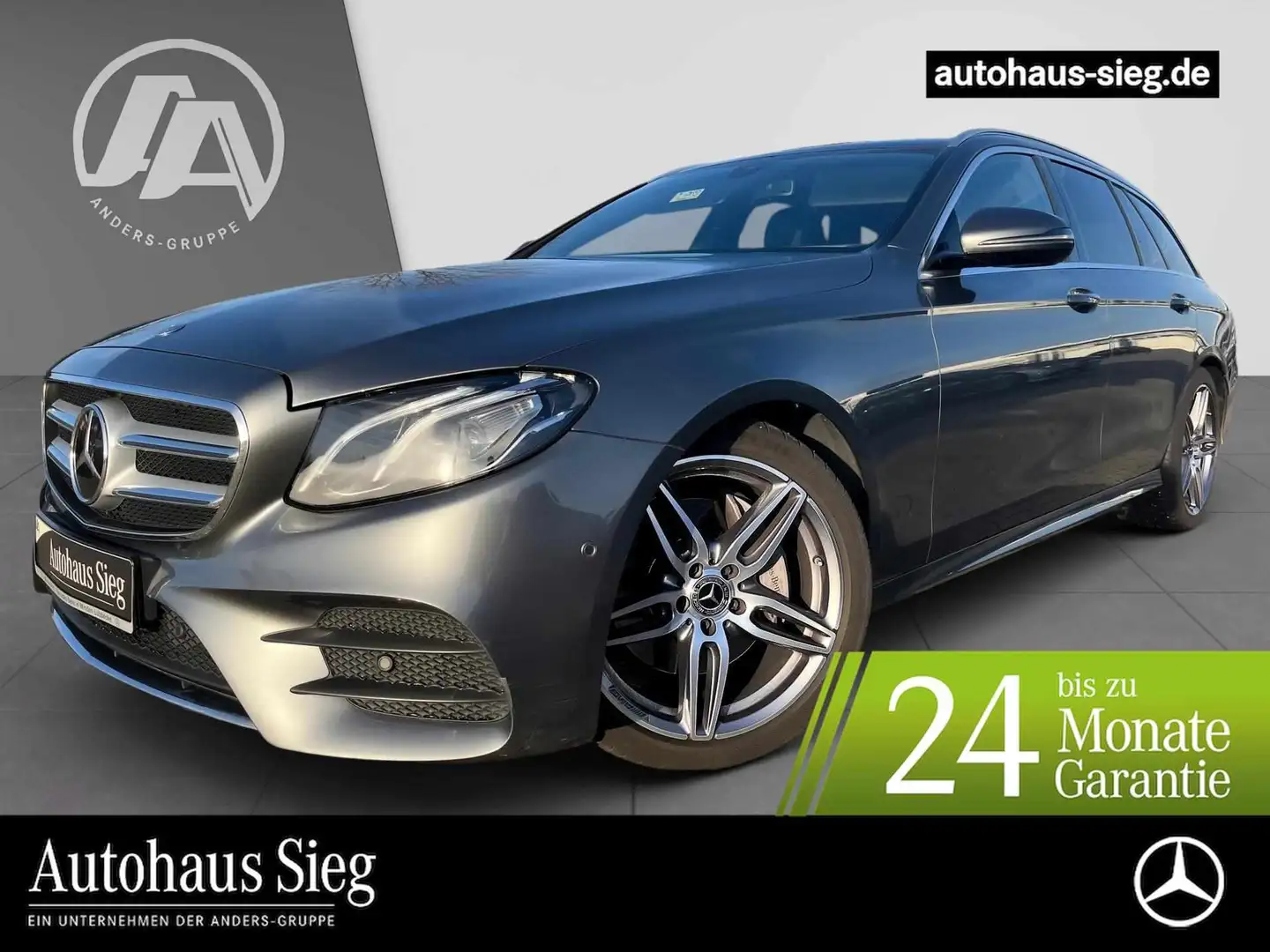 Mercedes-Benz E 200 T AMG+Navi+LED+Kamera+AHK+Distr+EASY-P+SHZ Grau - 1