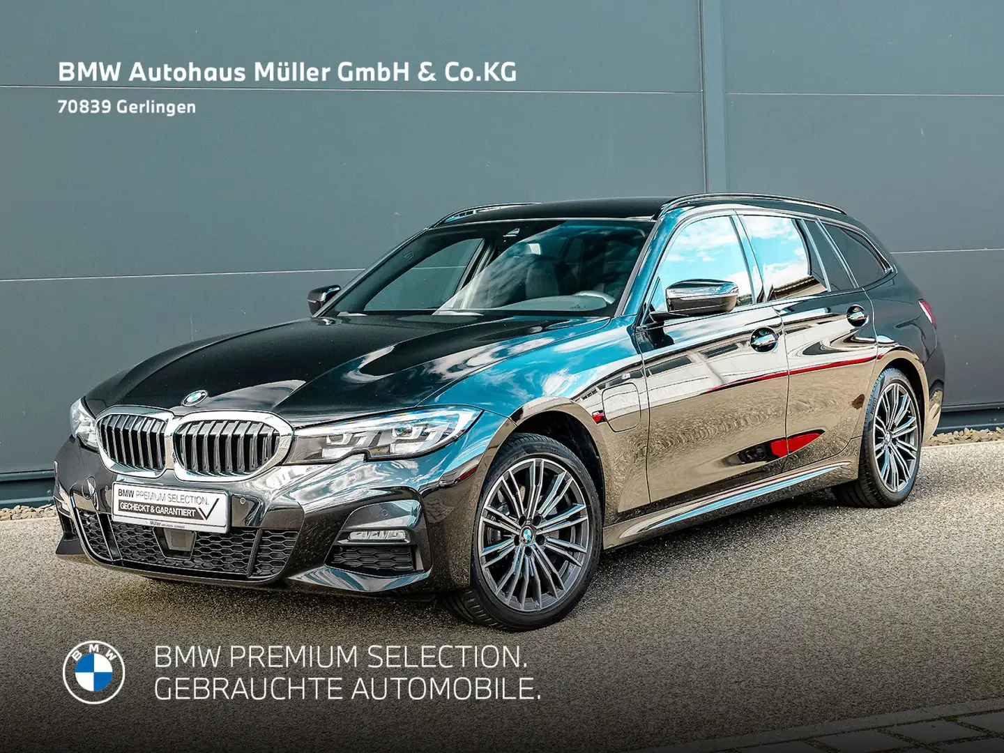 BMW 320 eA xDrive Touring M-Sportpaket HiFi ACC Nav PDC Negro - 1