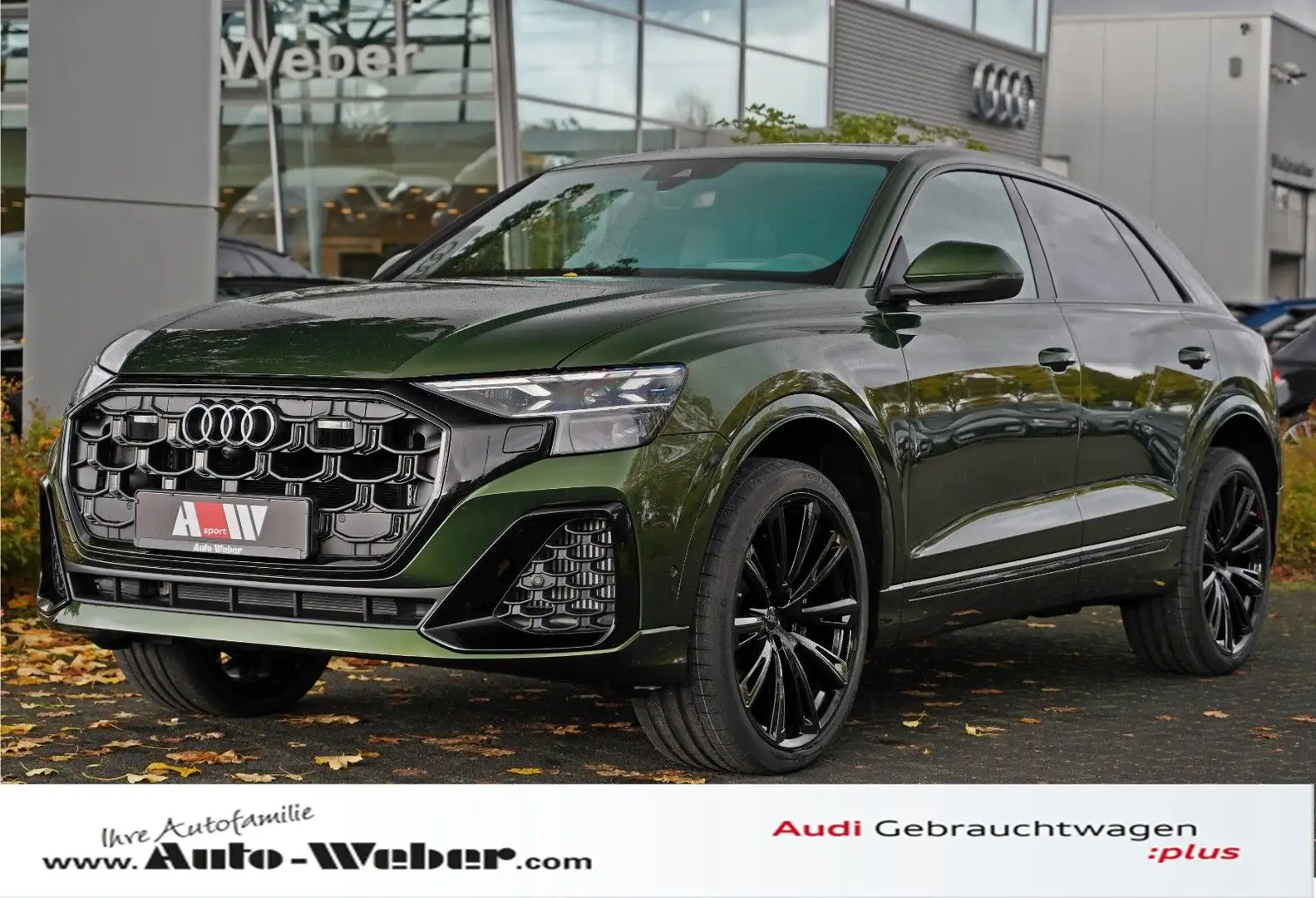 Audi SQ8 TFSI VERDE ERMES PANO OLED MASSAGE LASER HuD Зелёный - 1