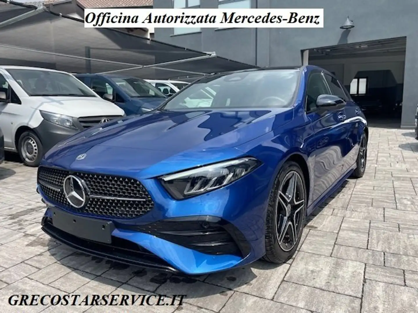 Mercedes-Benz A 180 AMG Line Advanced Plus Automatic TETTO APRIBILE Blu/Azzurro - 1