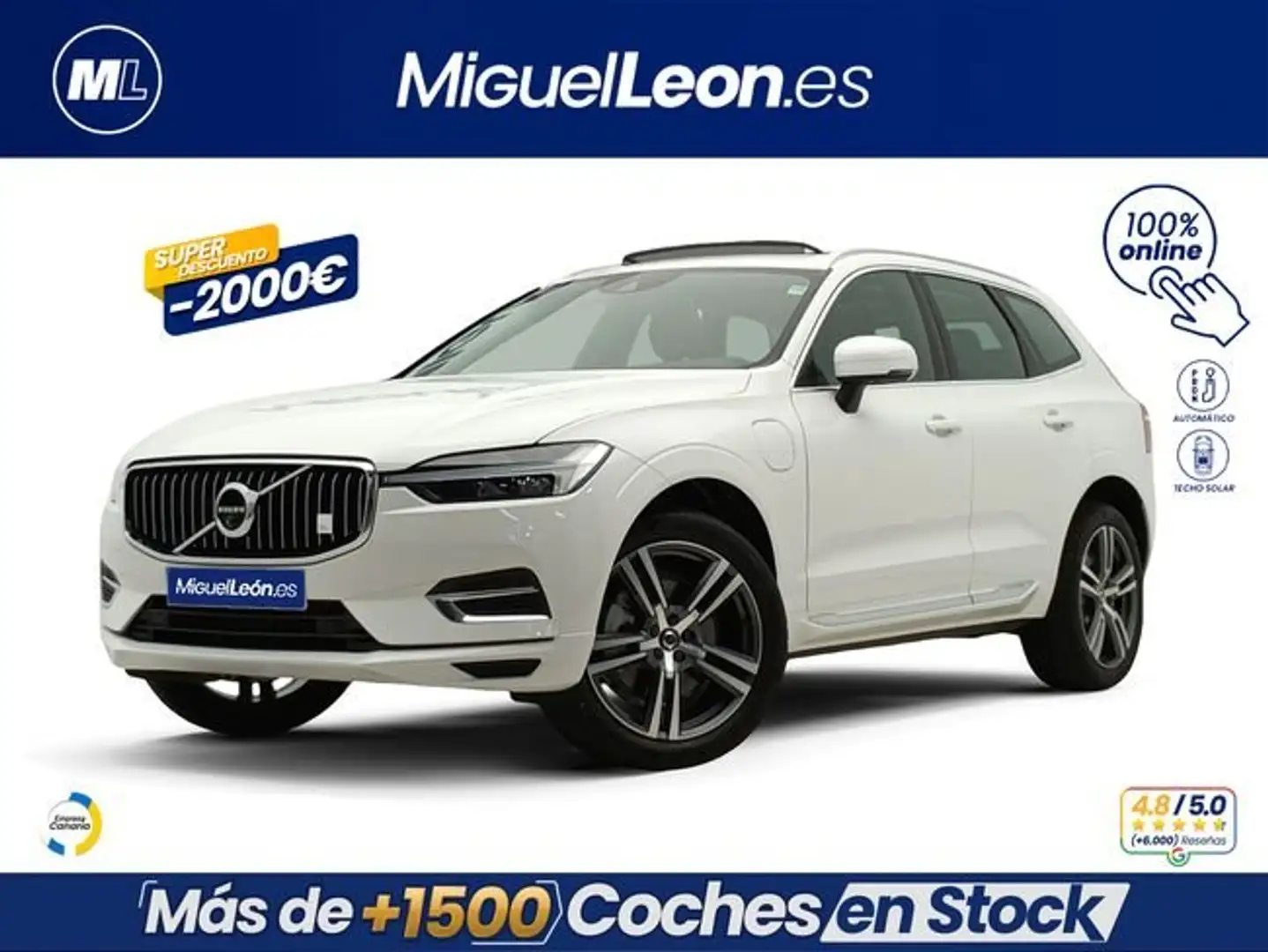 Volvo XC60 T8 Twin Recharge Inscription Blanco - 1