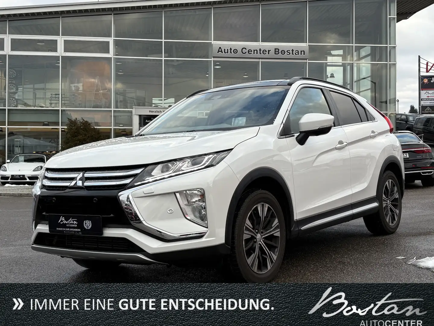 Mitsubishi Eclipse Cross ClearTec 4WD 360°/NAVI/PANO/DAB Blanc - 1