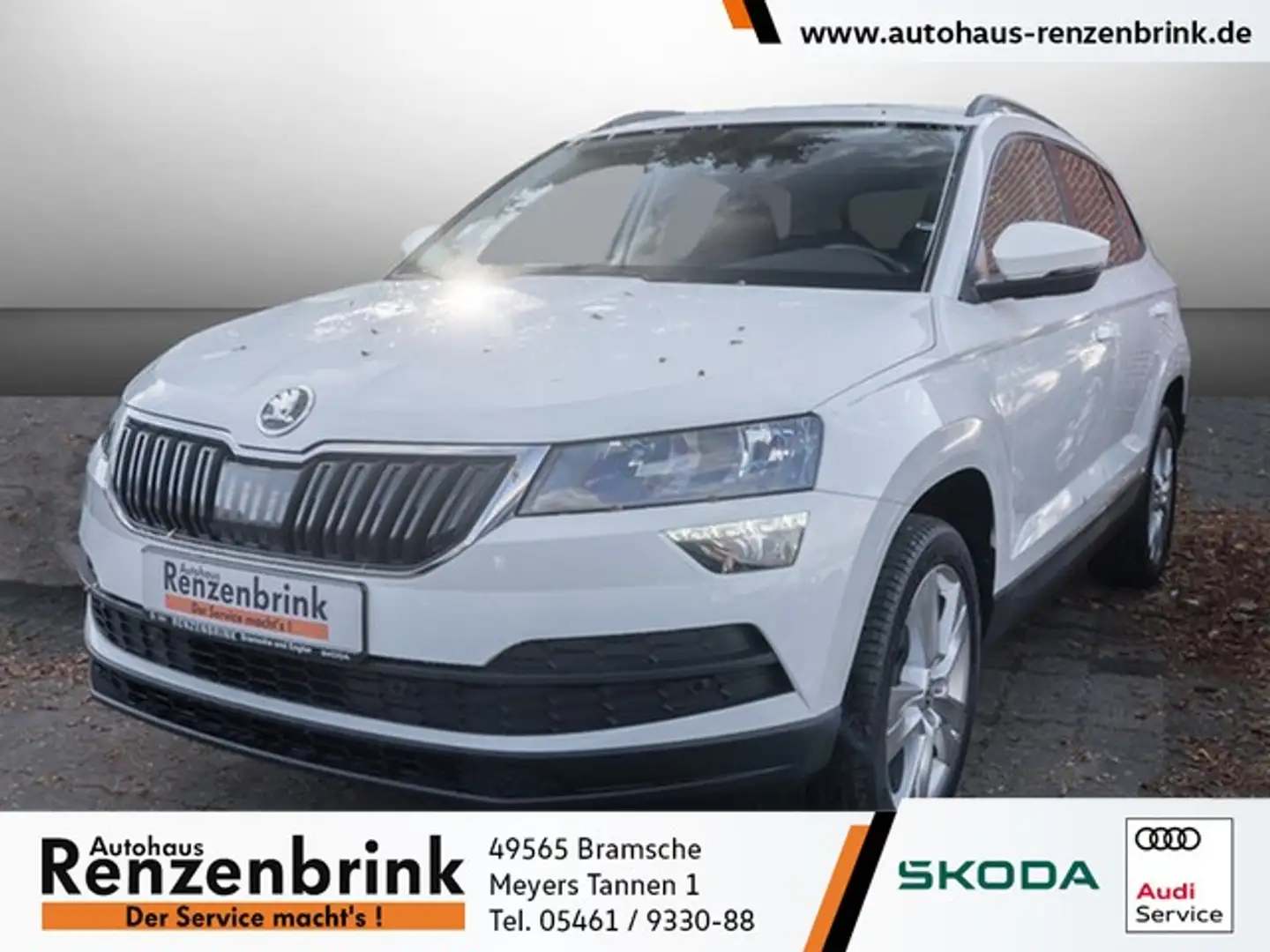 Skoda Karoq 2.0 TDI Style AHK+SHZ+PDC+DAB Weiß - 1