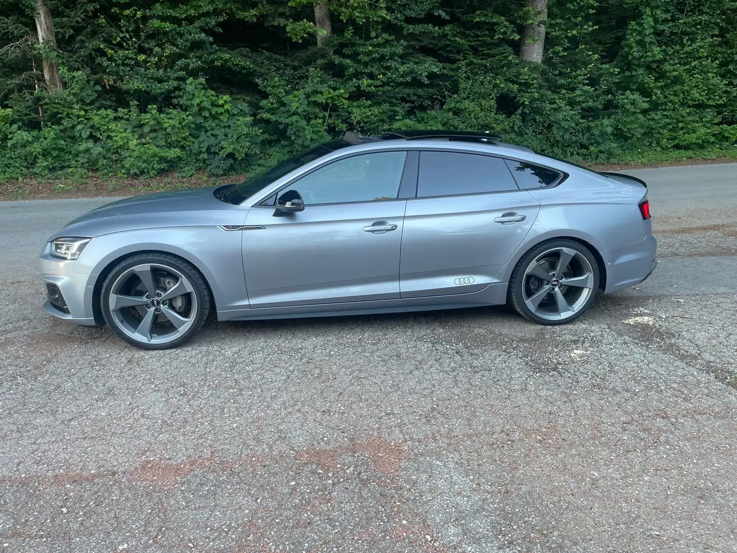 Audi A5 40 TDI quattro Black Edition S-line Gris - 2