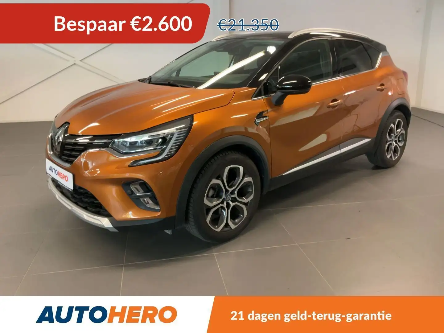 Renault Captur 1.6 E-Tech Hybrid Edition One Oranje - 1