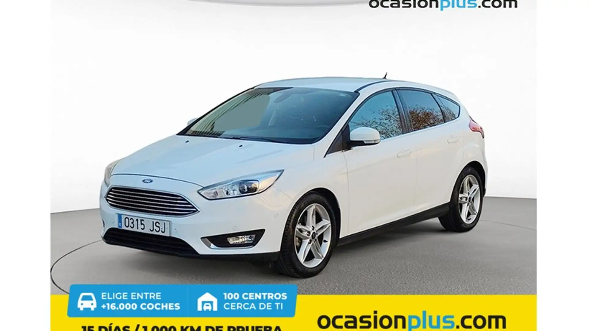 Ford Focus 1.0 Ecoboost Auto-S&S Titanium 125 Blanc - 1
