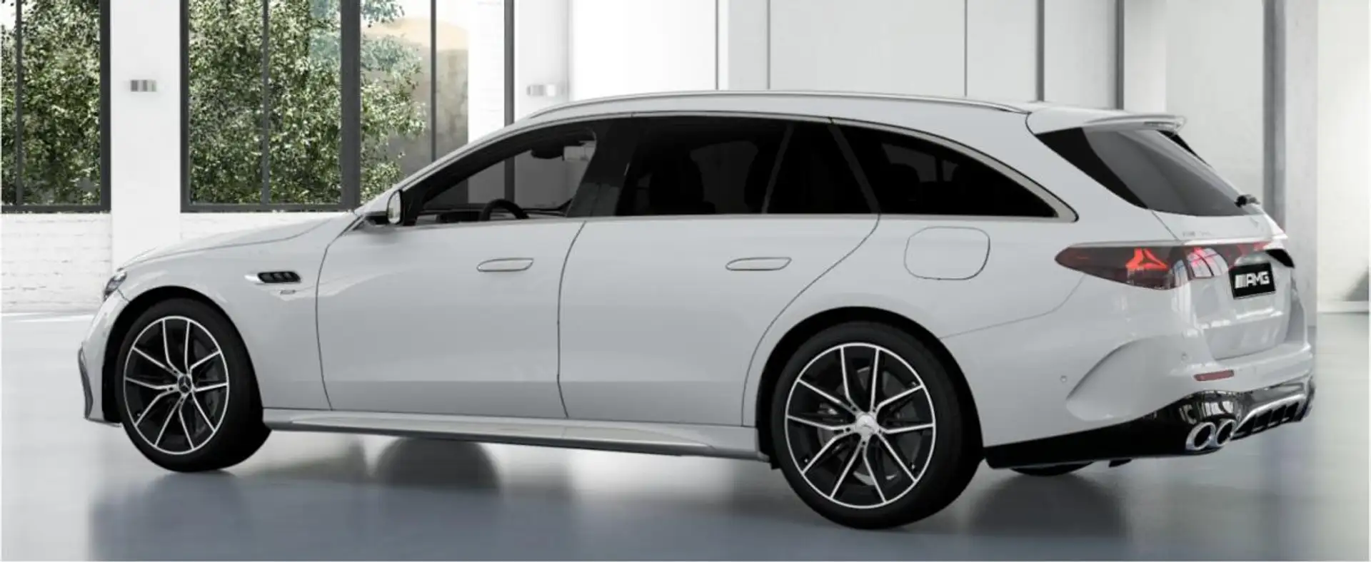 Mercedes-Benz E 53 AMG Hybrid 4MATIC+ T-Modell Weiß - 2