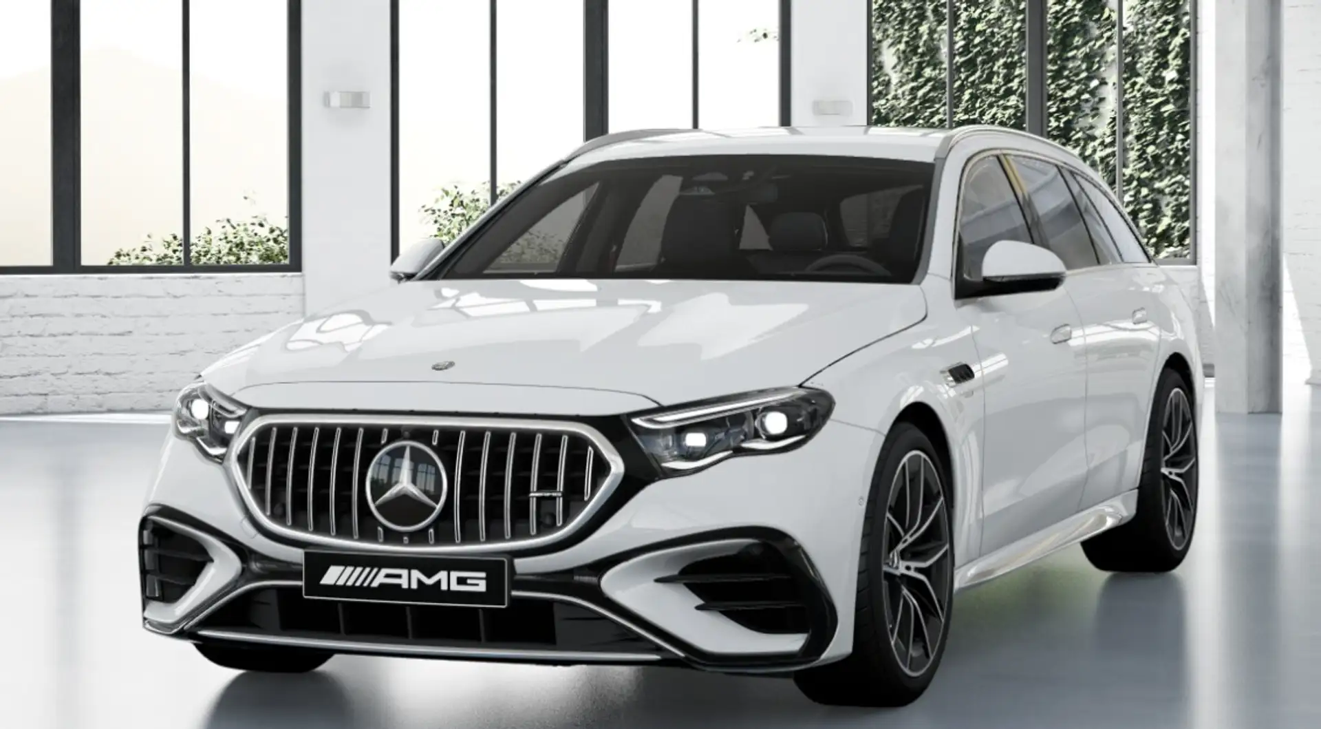 Mercedes-Benz E 53 AMG Hybrid 4MATIC+ T-Modell Weiß - 1