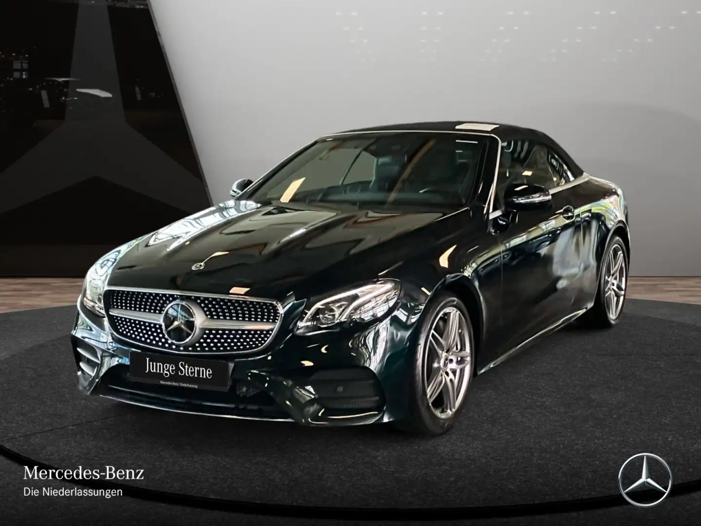 Mercedes-Benz E 350 Cabrio AMG+360+MULTIBEAM+FAHRASS+BURMESTER Vert - 2