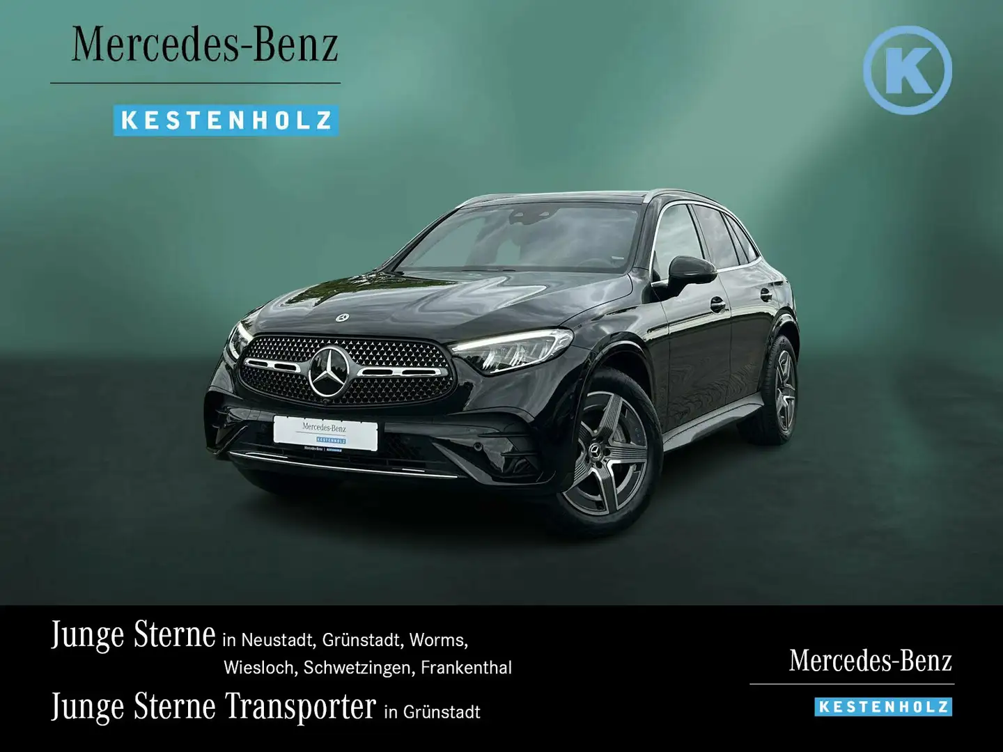 Mercedes-Benz GLC 300 GLC 300 d 4M AMG+AHK+DISTRO+PANO+BURME+360+EASYP Schwarz - 1