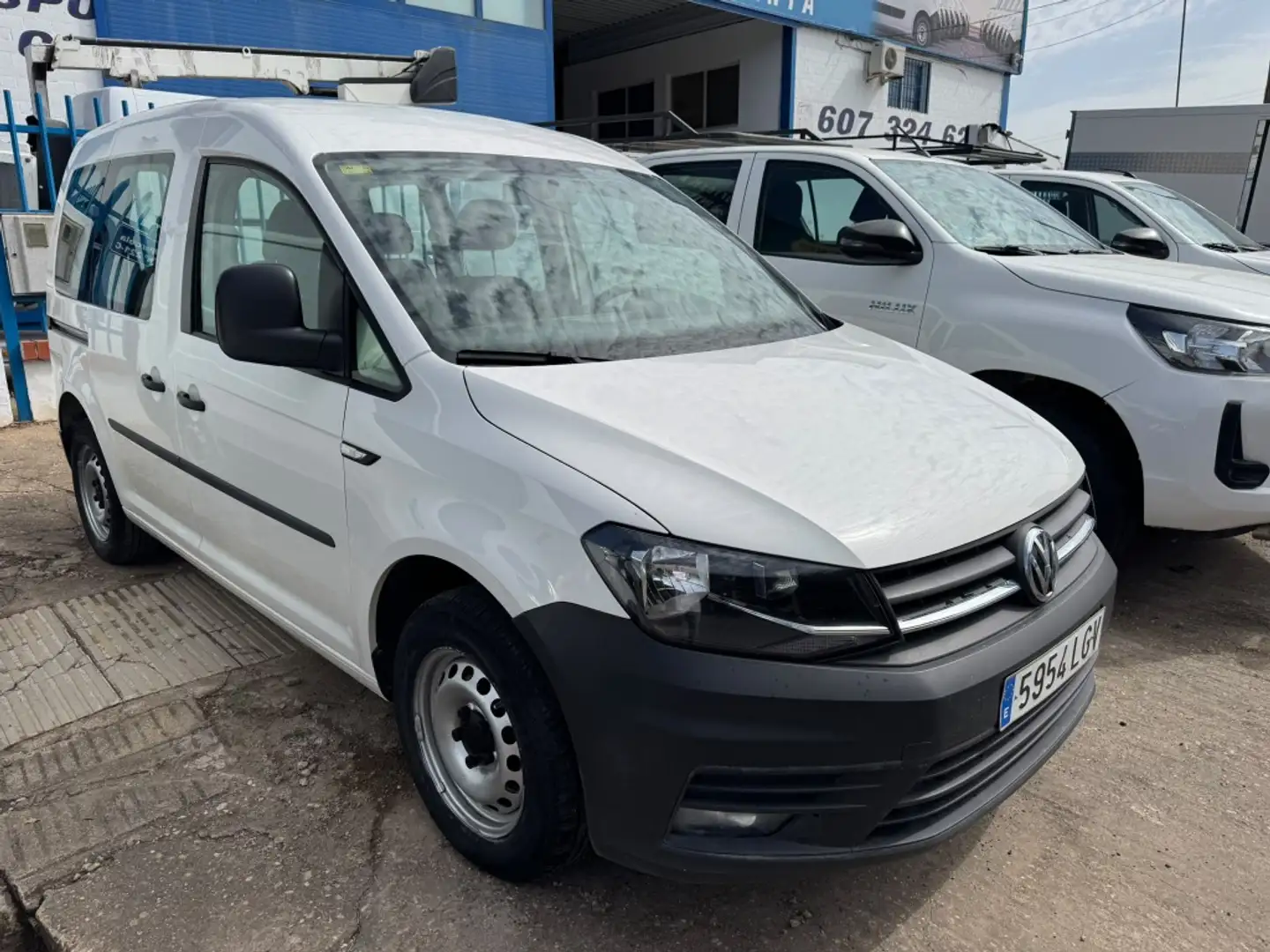 Volkswagen Caddy 2.0TDI Kombi 55kW Blanco - 1