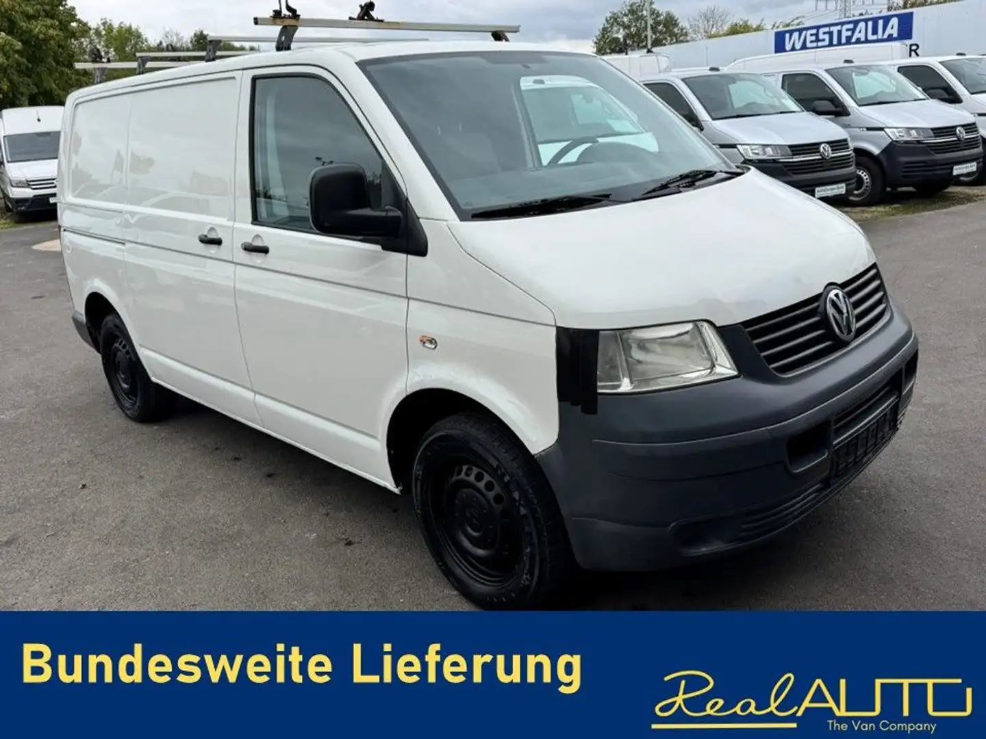 Volkswagen T5 Transporter Kasten 1.9 DPF Diesel Weiß - 1