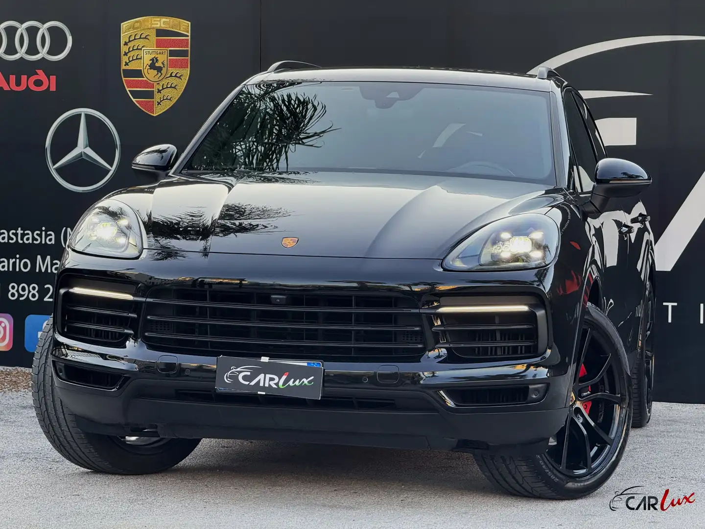 Porsche Cayenne 3.0 V6 Tiptronic S 340 PASM CAM 360 PEDANE Nero - 1