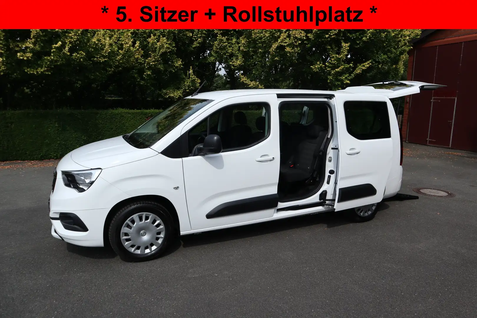Opel Combo Life Edition Lang ( L2 )*rollstuhlgerecht*Wenderampe* Weiß - 2