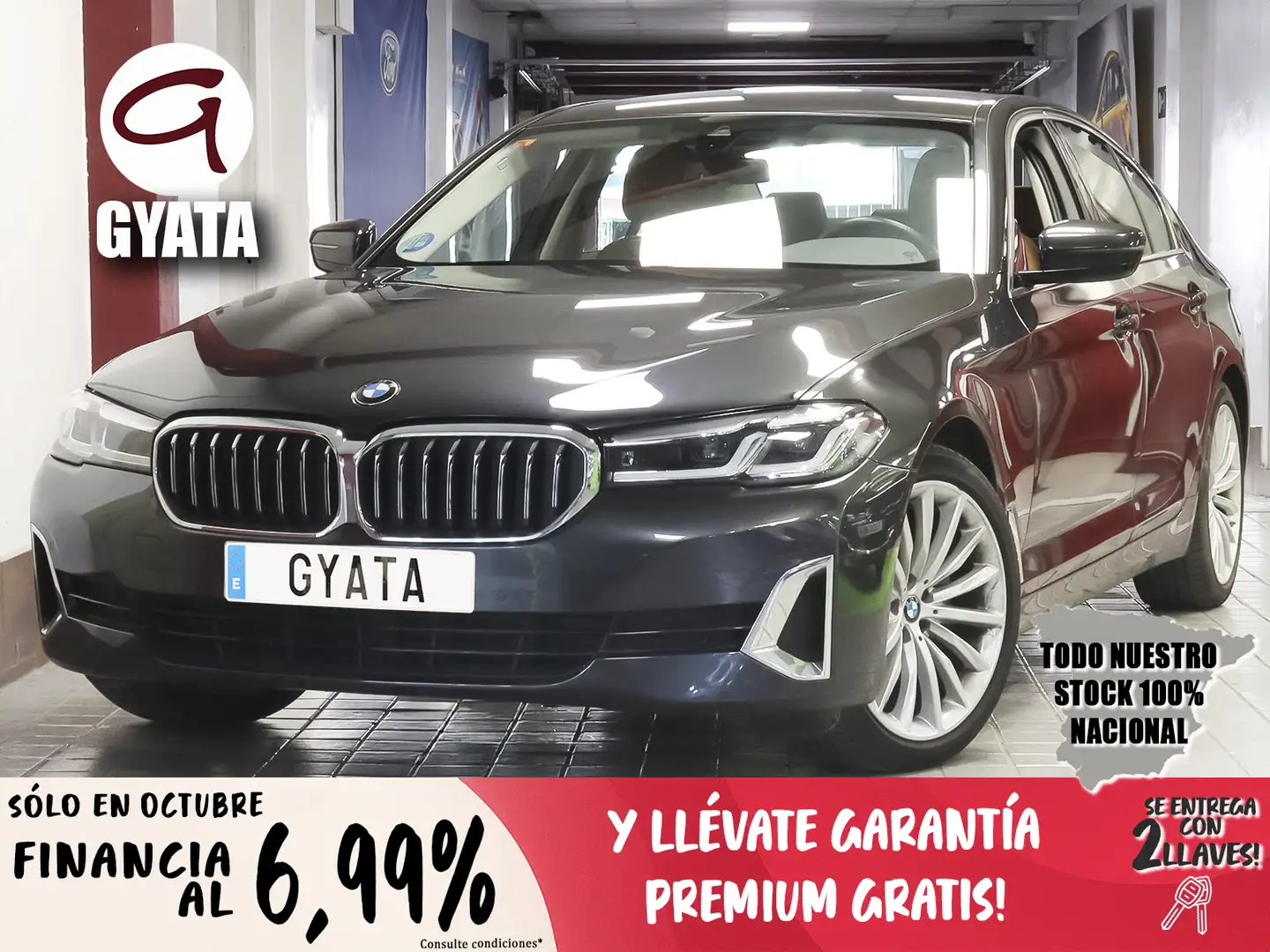 BMW 520 520dA xDrive Grau - 1