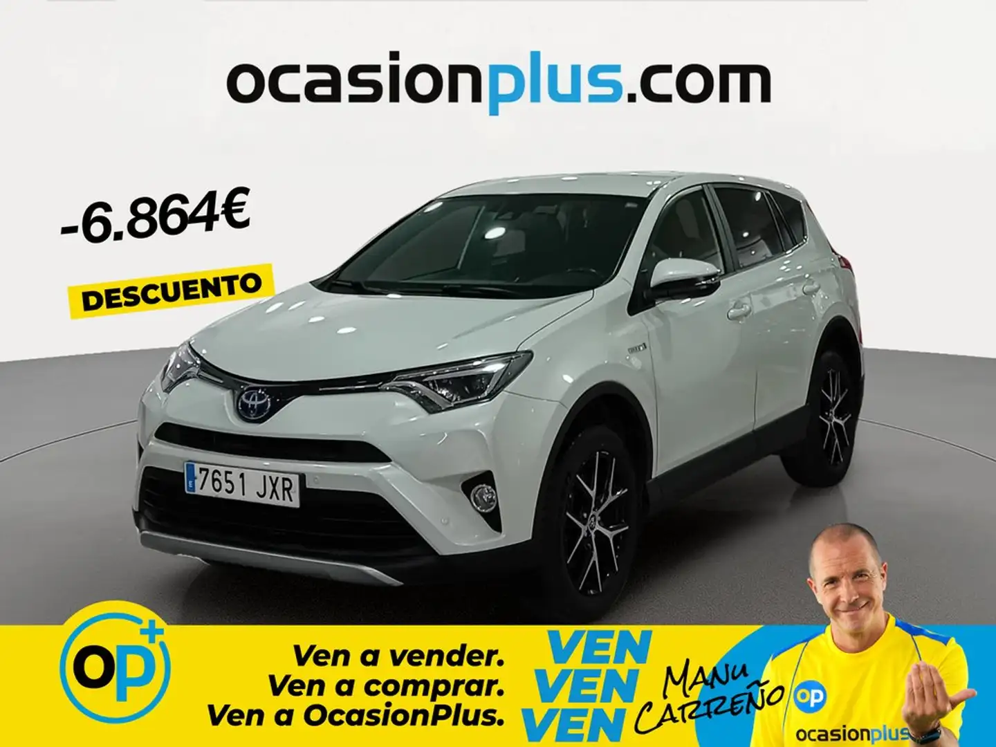 Toyota RAV 4 2.5 hybrid 2WD Feel! Blanco - 1