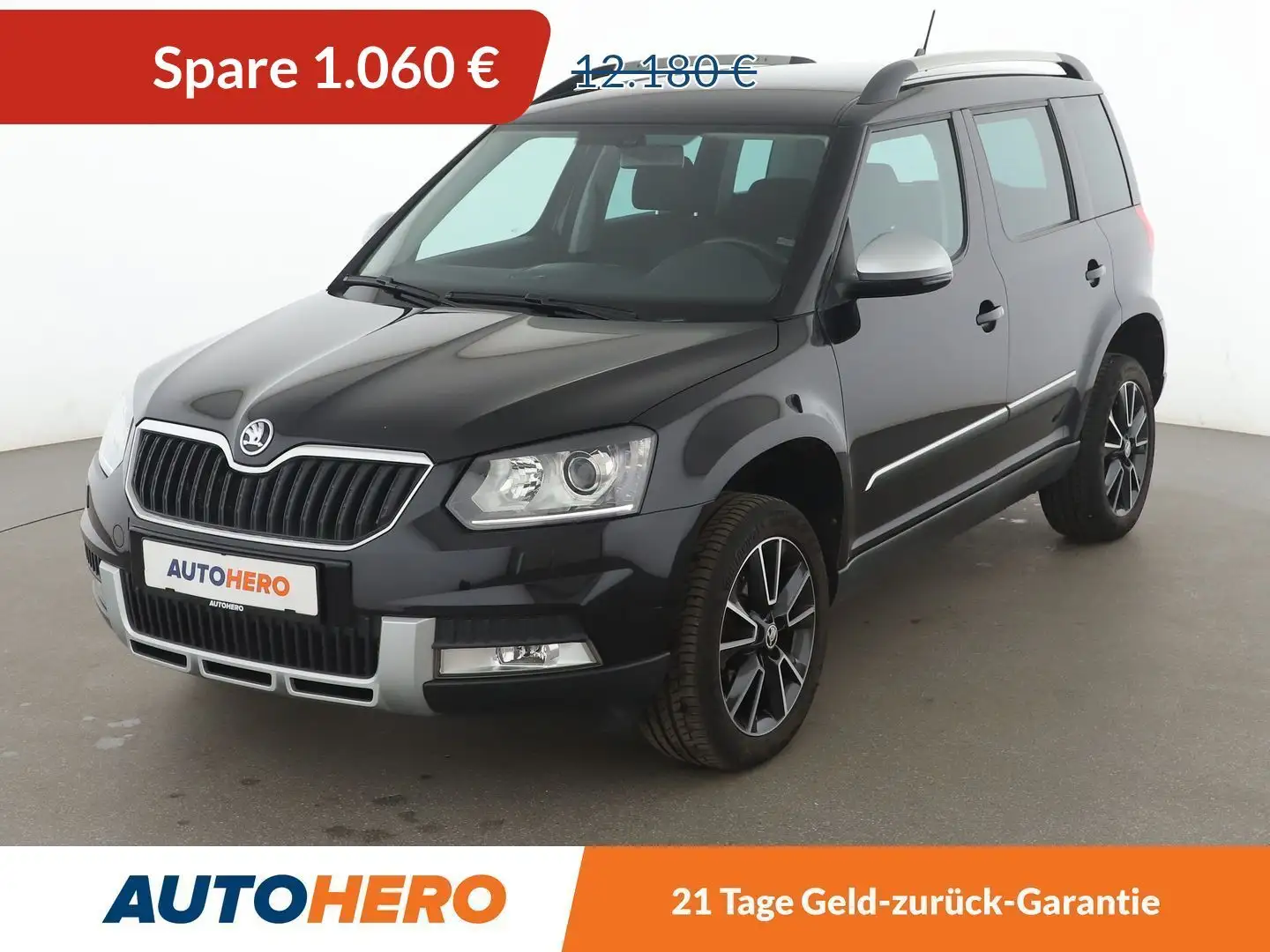 Skoda Yeti 1.2 TSI Adventure *NAVI*XENON*TEMPO*PDC*SHZ*KLIMA* Schwarz - 1