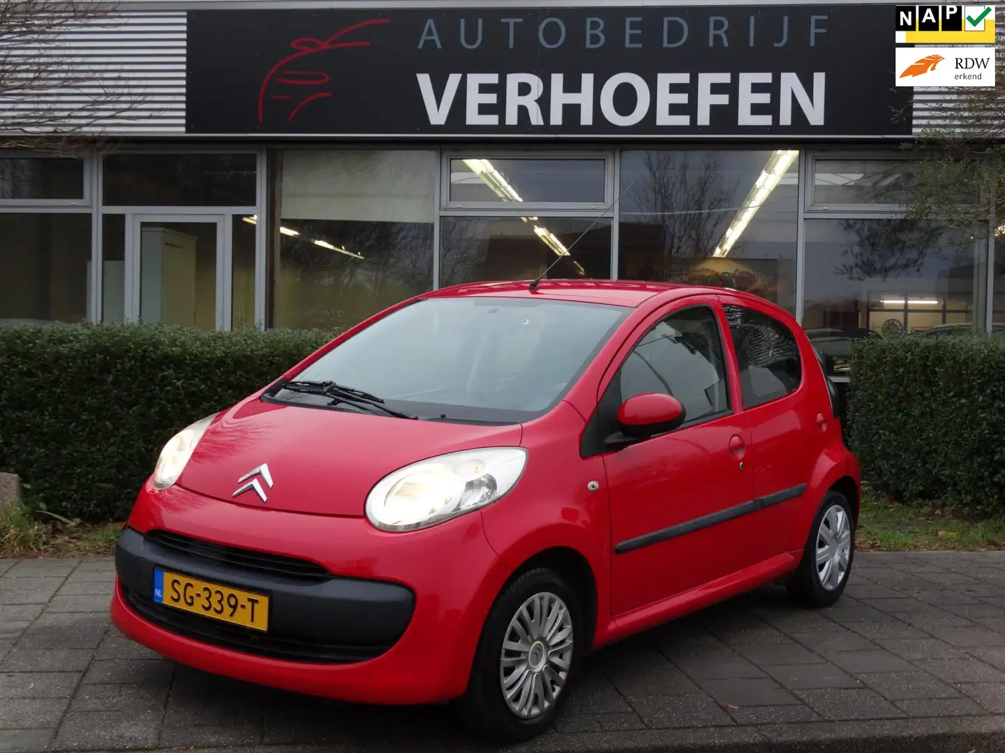 Citroen C1 1.0-12V Ambiance - AIRCO - ELEKTRISCHE RAMEN - Z.G Piros - 1