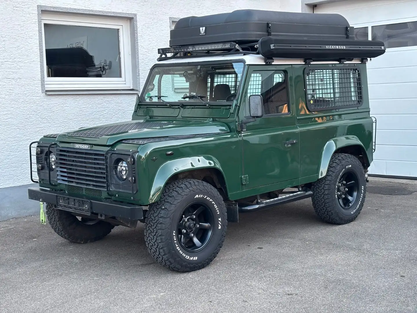 Land Rover Defender 90 E Dachzelt Markise Käfig Yeşil - 2