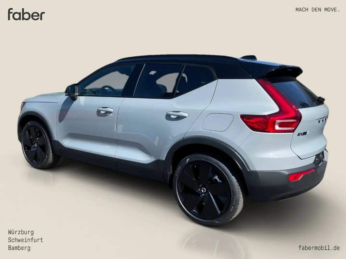 Volvo EX40 Single Motor Ext. R. Plus Black Edition Grau - 2