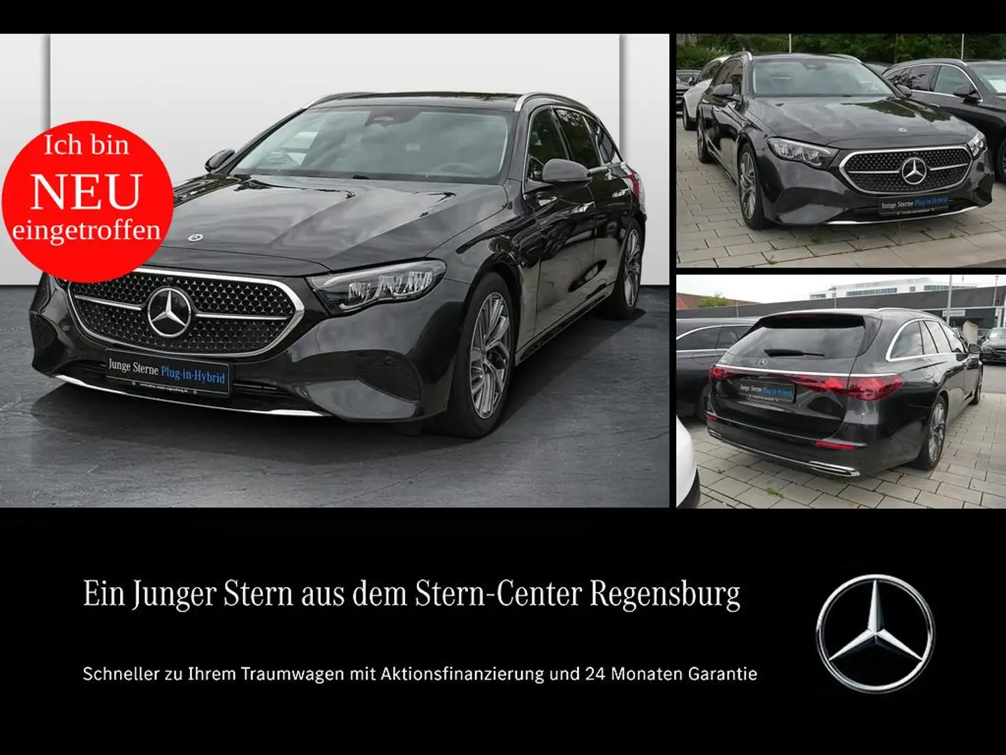 Mercedes-Benz E 300 e T-Modell AVANTGARDE+DISTRONIC+KEYLESS-GO Grijs - 1