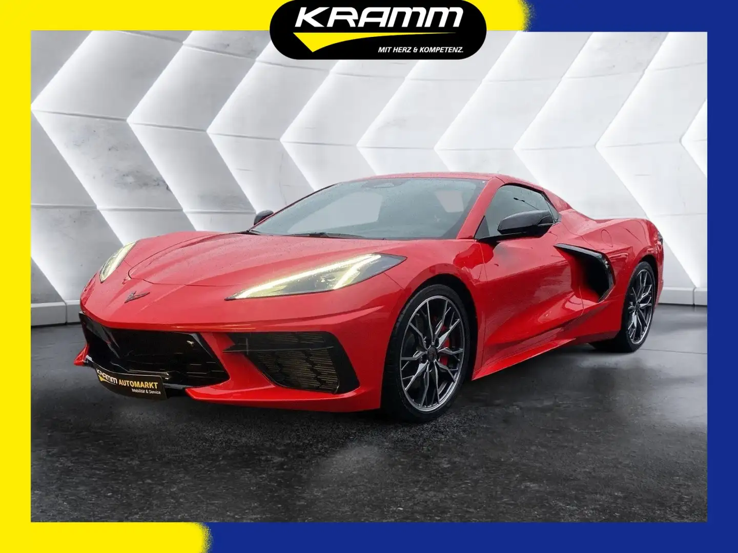 Corvette C8 Cabrio 6.2 V8 3LT Z51 2024 Sportp. HUD LED BT Rood - 1
