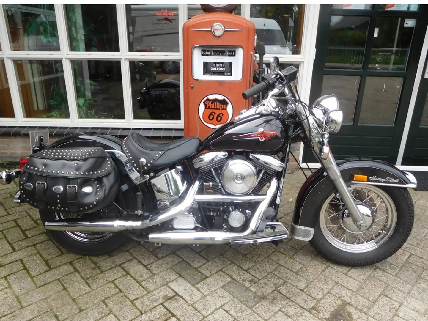 Harley-Davidson Heritage Softail Zwart - 1