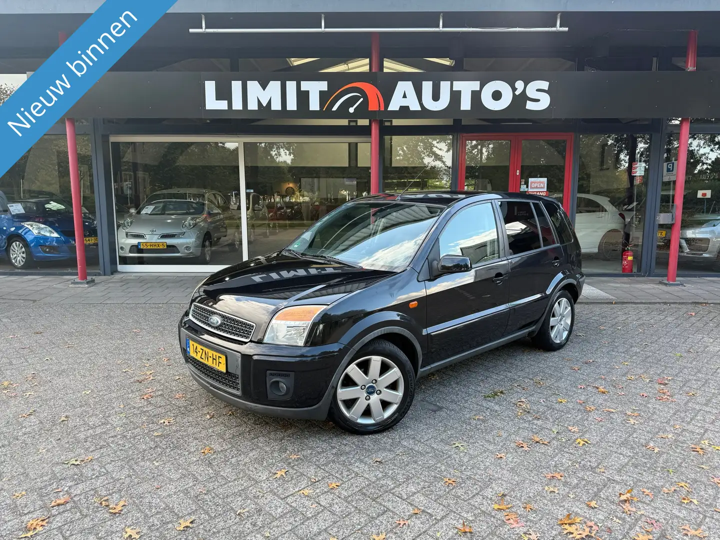 Ford Fusion 1.6-16V Futura Aut/Airco/Leder/El.ramen/Lmv/Nap/Ap Schwarz - 1
