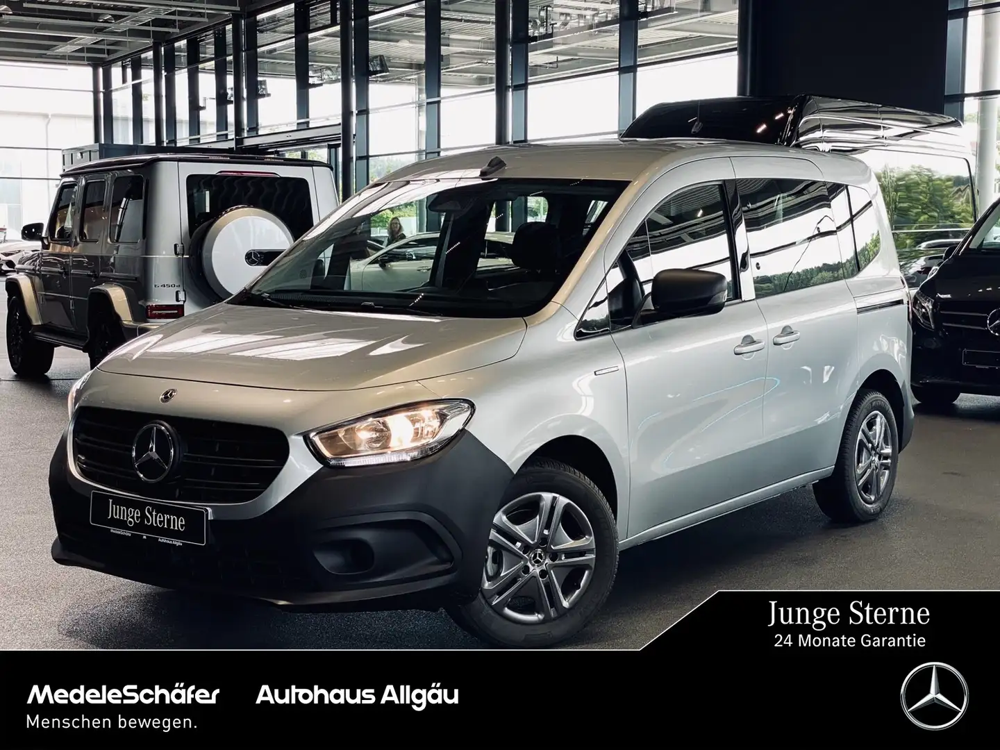 Mercedes-Benz Citan eCitan CITAN Tourer PRO MBUX PDC KLIMA HECKTÜRE Plateado - 1