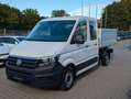 Volkswagen Crafter 35 TDI DOKA Pritsche Kipper Klima Navi Blanc - thumbnail 2