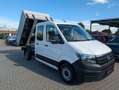 Volkswagen Crafter 35 TDI DOKA Pritsche Kipper Klima Navi Blanc - thumbnail 10