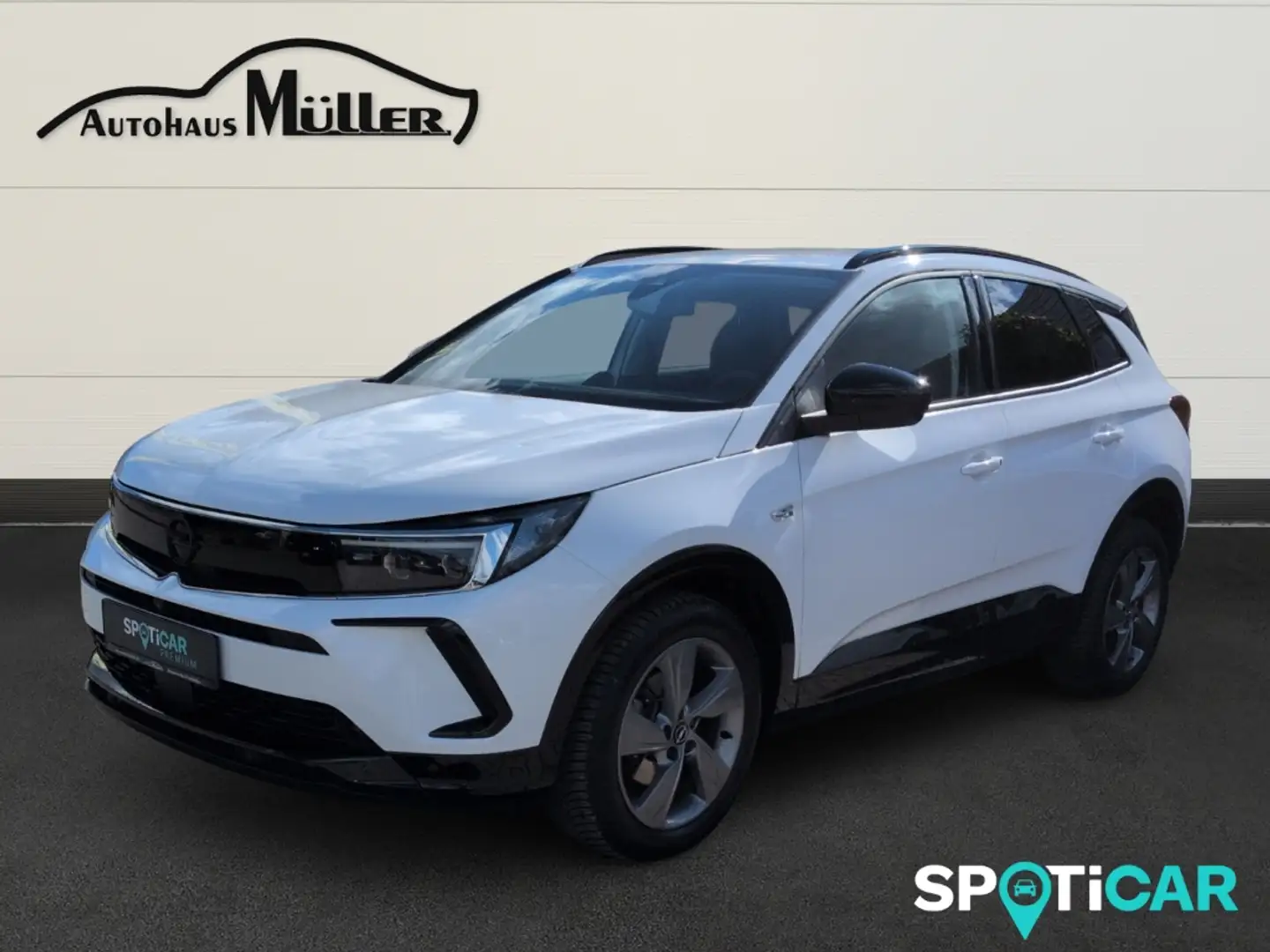 Opel Grandland GS Line 1.2 Turbo RFK NAVI SHZ MATRIX 360 Kamera L Weiß - 1