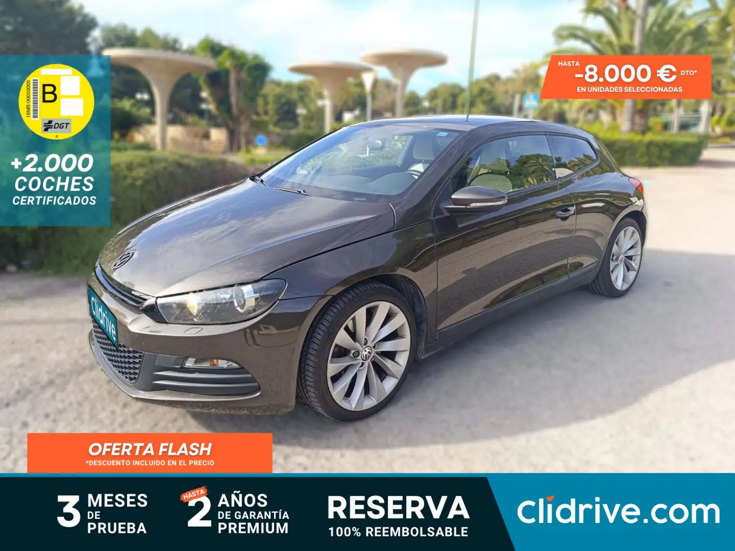 Volkswagen Scirocco 2.0 TDI 170cv DPF DSG Marrón - 1