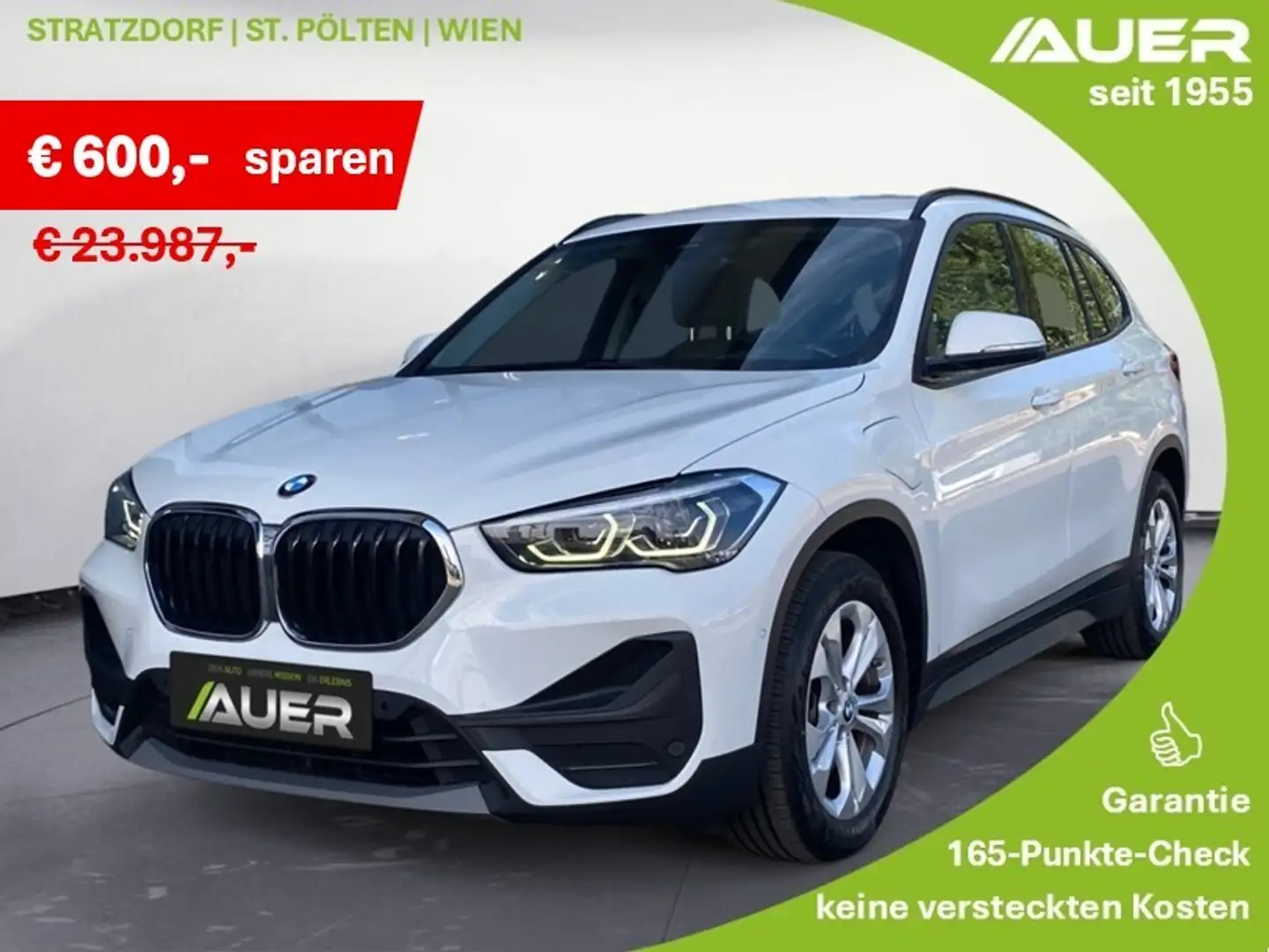 BMW X1 xDrive25e PHEV Aut. 220PS | LED | Navi Weiß - 1