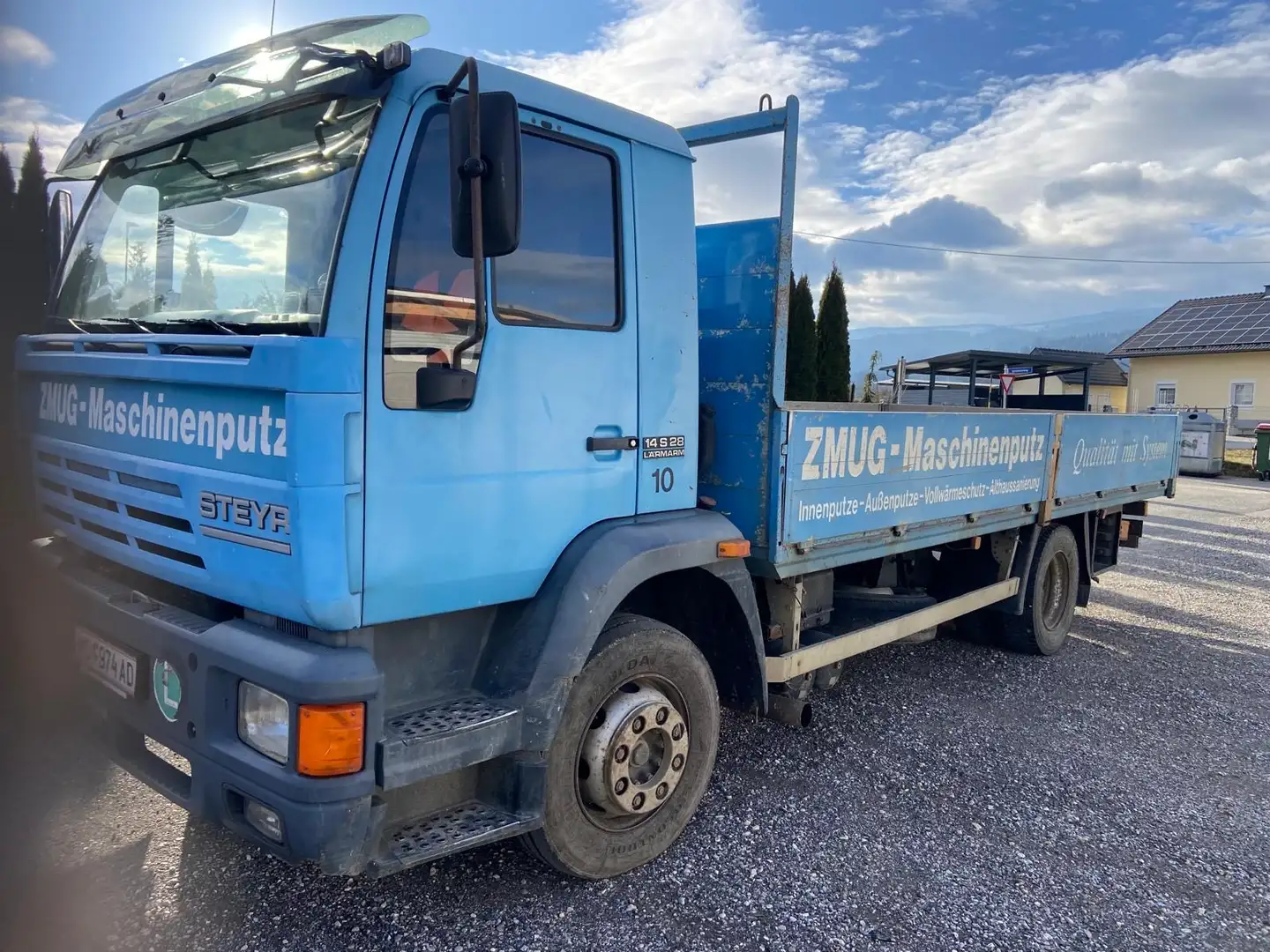 MAN MAN Steyr 14528/P40/4x2l-6 Pritsche plava - 2