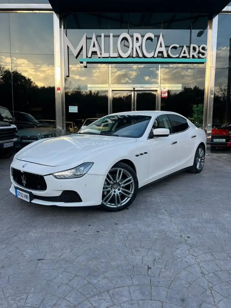 Maserati Ghibli 3.0 V6 BT 330cv RWD Blanco - 1