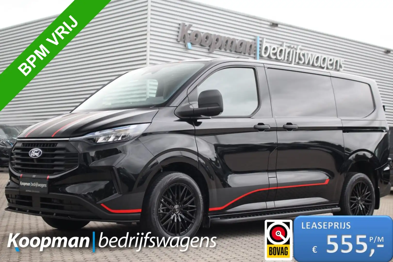 Ford Transit Custom 280 2.0TDCI 136pk L1H1 Trend | Stoel + Stuurverwar Schwarz - 1