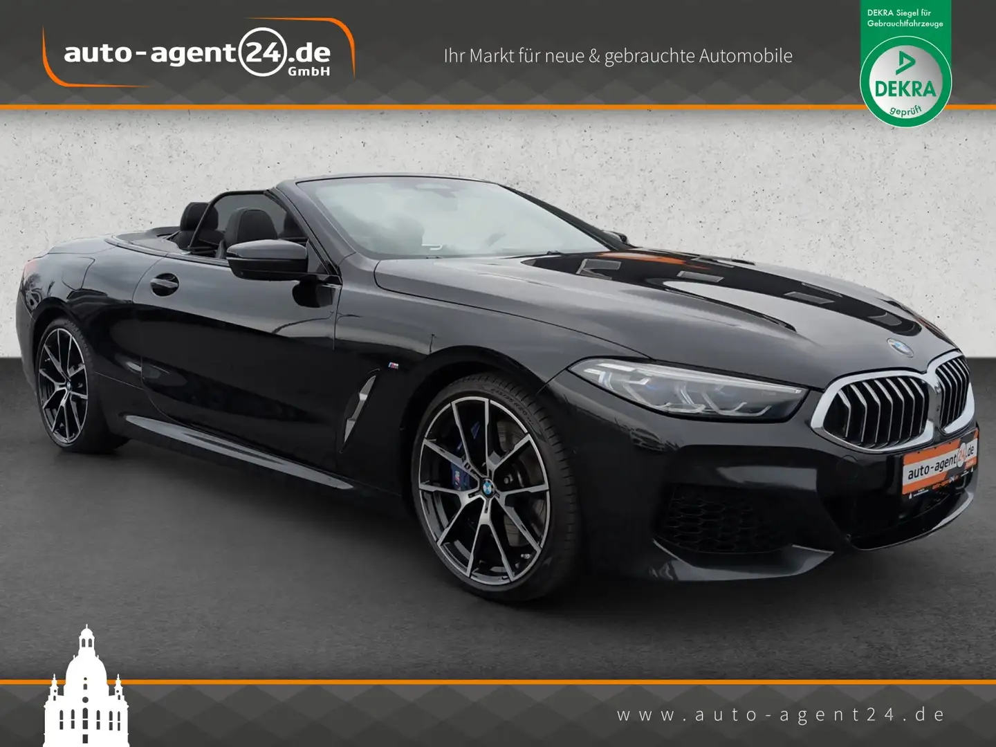 BMW 840 i xD M-Sport /Laser/B&W/Sitzlüft./ACC/360/HUD Noir - 1