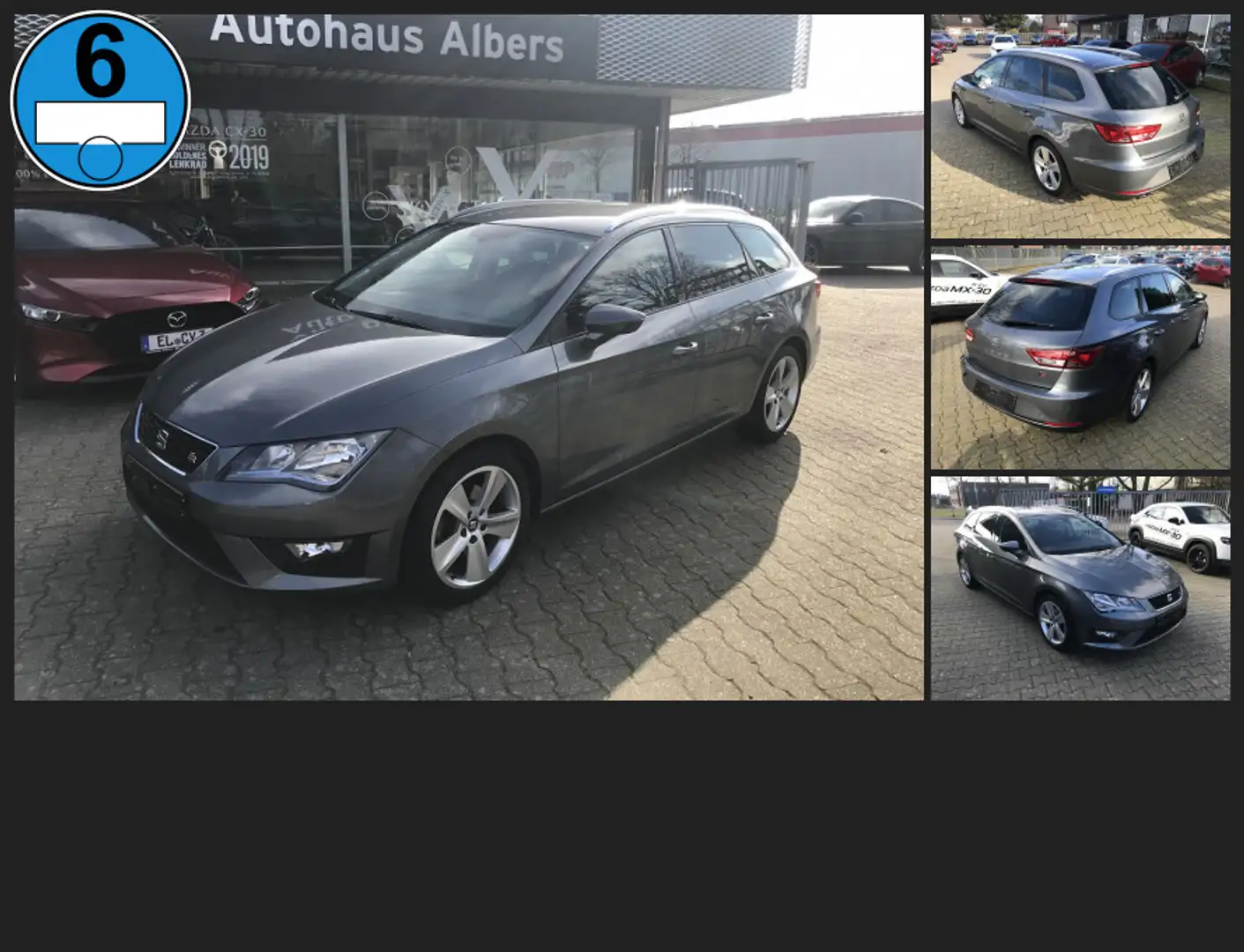 SEAT Leon ST 1.4l TSI FR-line, Alu-17, PDC h. Gris - 1