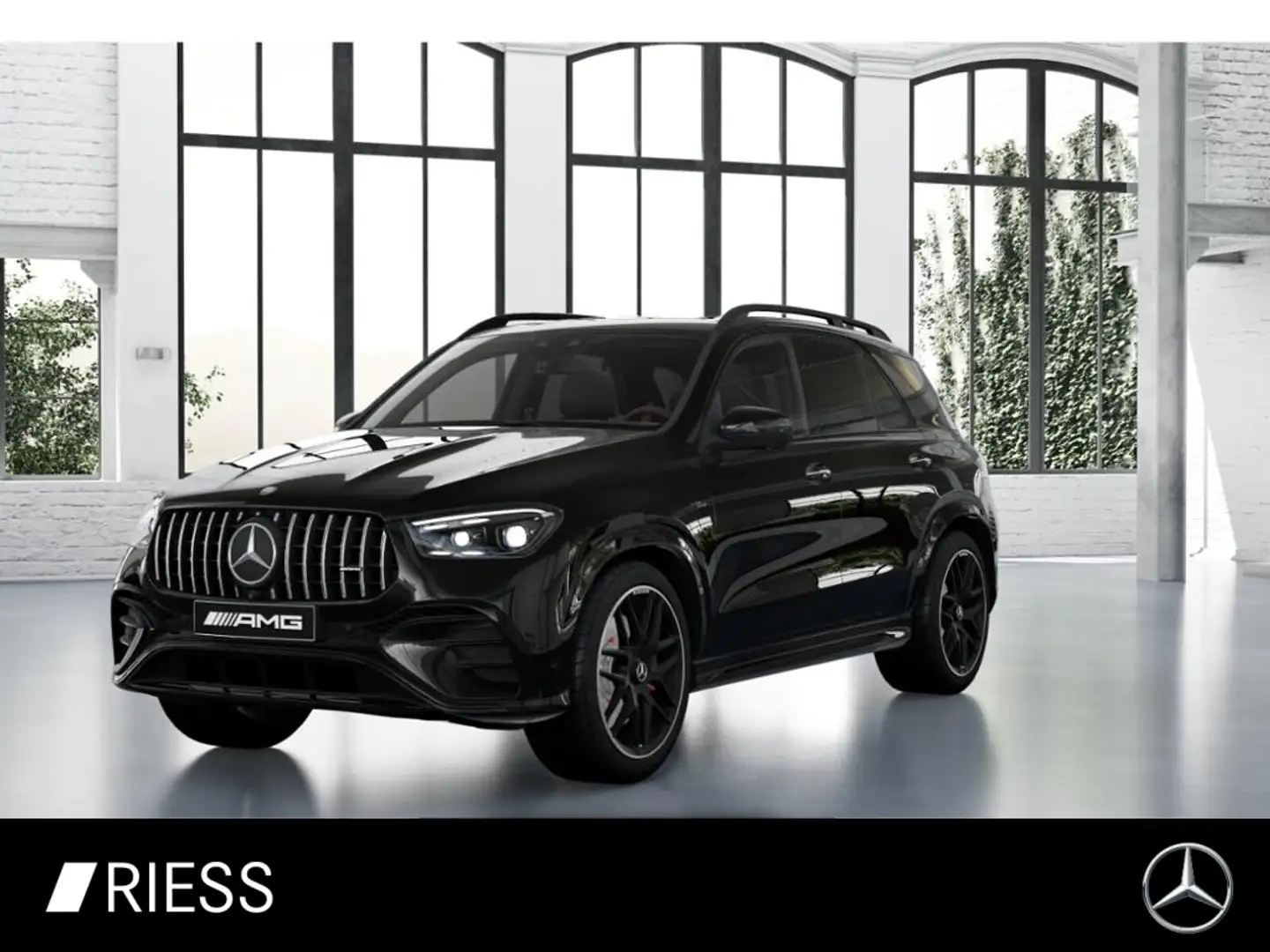 Mercedes-Benz GLE 53 AMG HYBRID 4M Night AHK Burmester Pano W-Paket Negru - 1