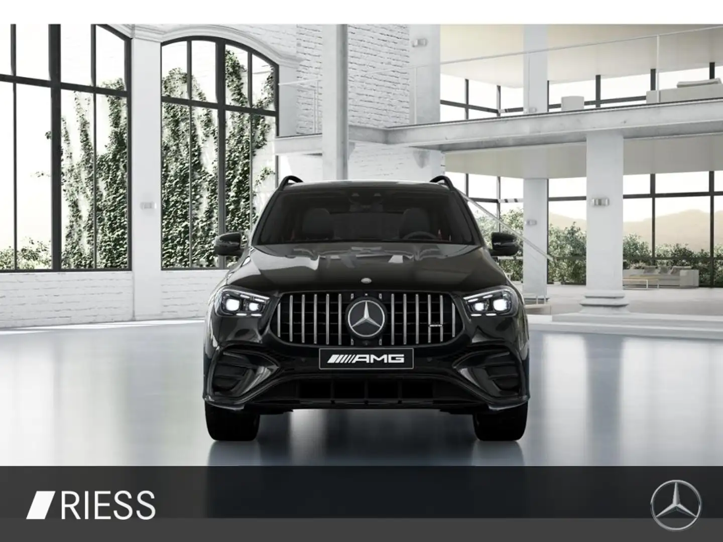 Mercedes-Benz GLE 53 AMG HYBRID 4M Night AHK Burmester Pano W-Paket Negru - 2