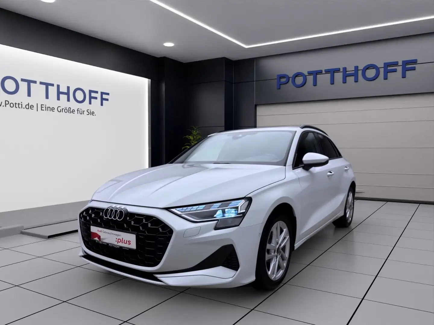 Audi A3 30 TDI ADVANCED NAVI LED KAMERA HuD Weiß - 1