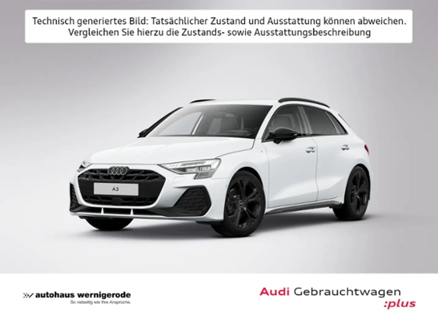 Audi A3 Sportback S line 30 TFSI 85(116) kW(PS) S tronic* Weiß - 1