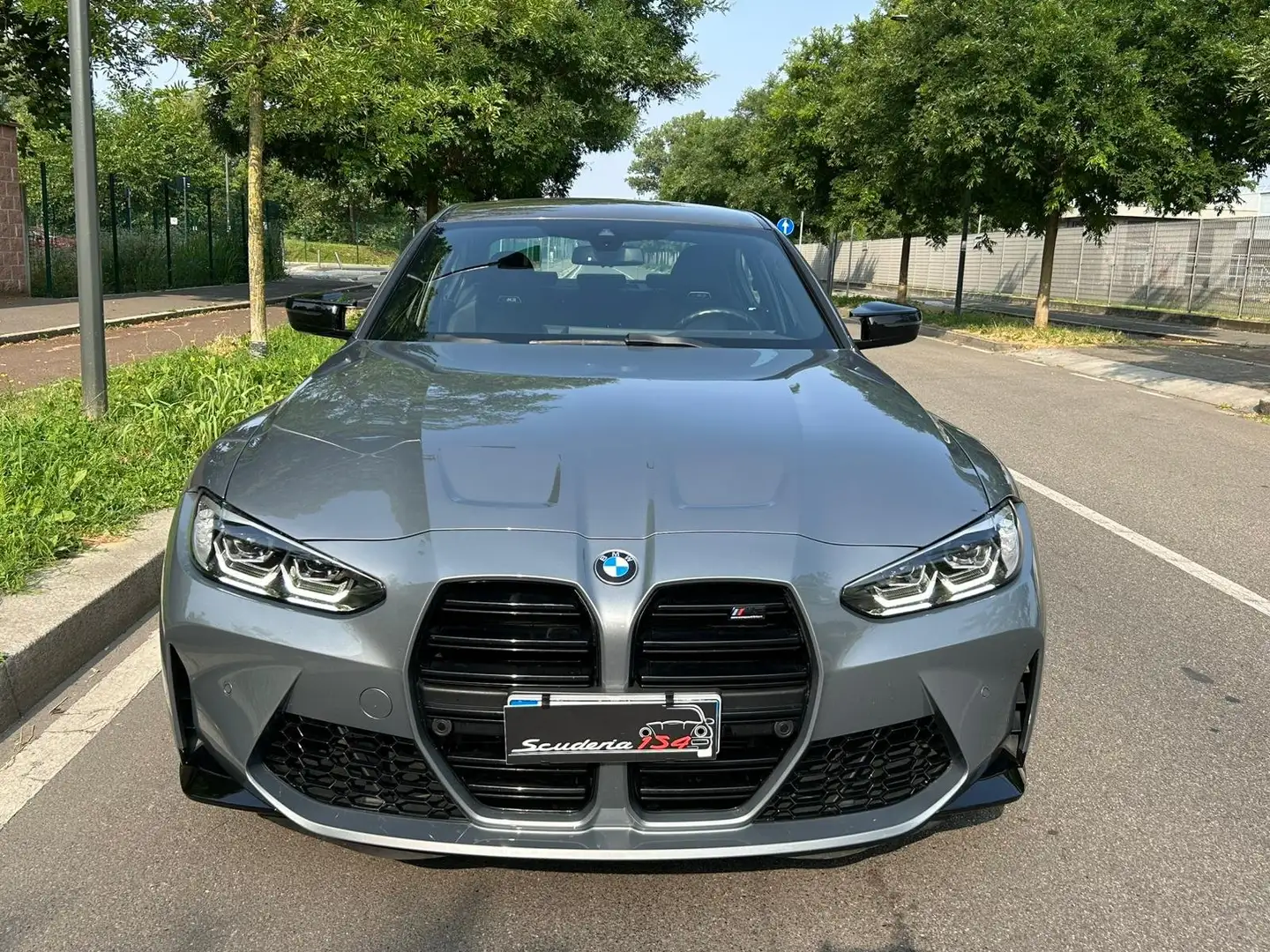 BMW M3 M3 3.0 Competition auto GARANZIA 2027 - TAGLIANDI Grigio - 2