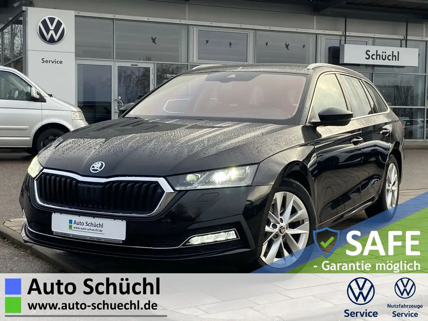 Skoda Octavia Combi 2.0 TDI DSG Style 17"+TEIL-LEDER+N Schwarz - 1